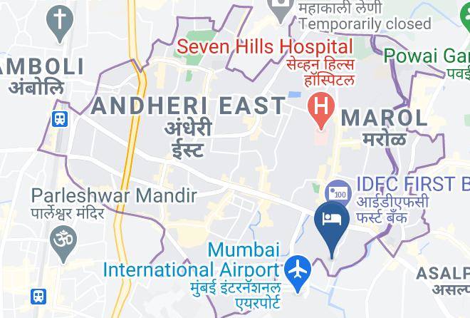 Mumbai - Hotel Sunshine Airport Maps