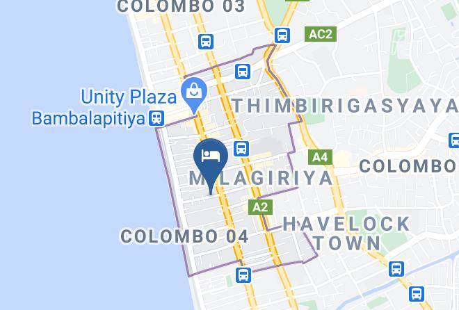 Colombo - Hotel Sunshine Maps