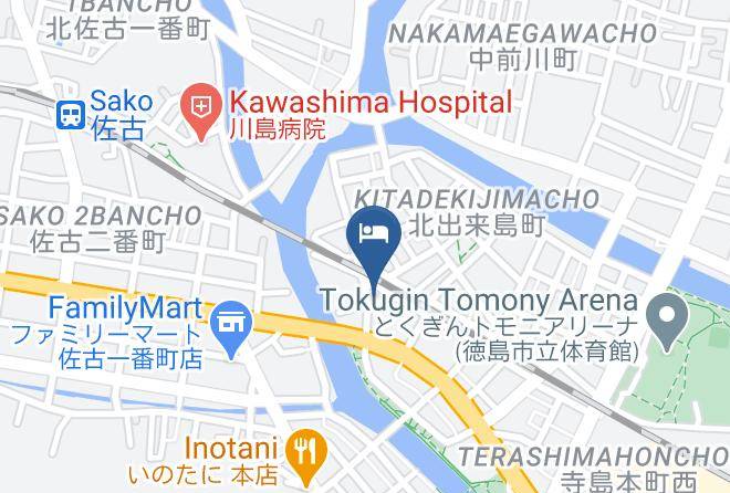 Tokushima City - Hotel Sunshine Tokushima Maps