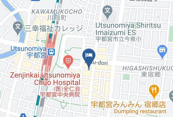 Utsunomiya City - Hotel Sunshine Utsunomiya Maps