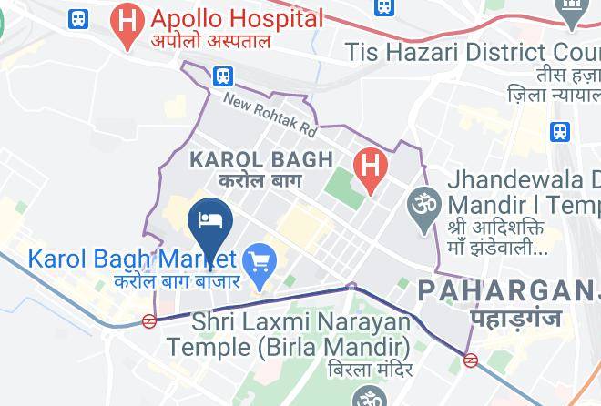 Karol Bagh - Hotel Sunstar Grand Maps