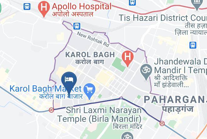 Karol Bagh - Hotel Sunstar Heritage Maps