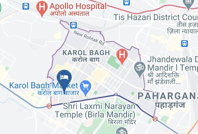 Karol Bagh - Hotel Sunstar Residency Maps