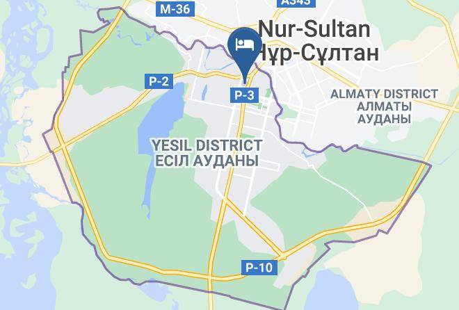 Nur Sultan - Hotel Suntriumf Maps