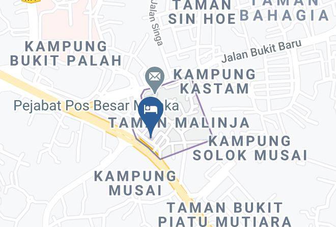 Melaka Tengah - Hotel Super Cowboy Maps