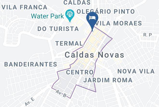 Caldas Novas - Hotel Super Mix Maps