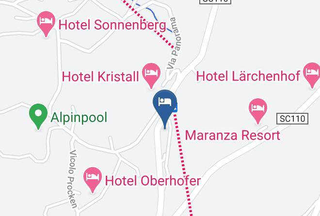 Bolzano - Hotel Superior Schonblick Meransen Maps