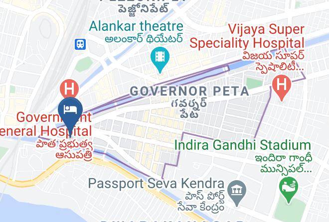 Vijayawada - Hotel Supreme Palace Maps