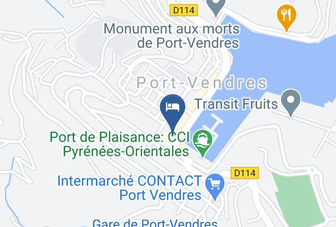 Pyrenees Orientales - Hotel Sur Le Quai Maps