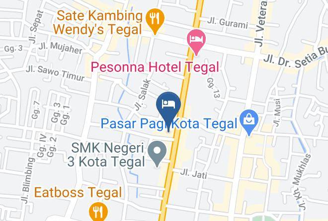 Kota Tegal - Hotel Surabaya Maps