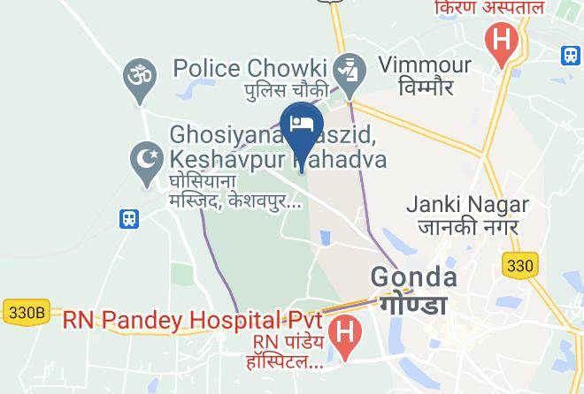 Gonda - Hotel Suraj Continental & Resort Maps