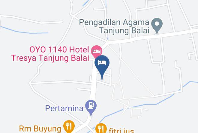 Kota Asahan - Hotel Suranta Permai Maps