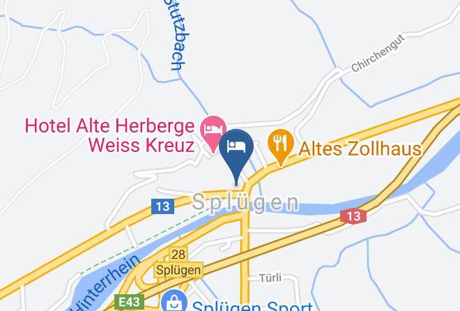 Viamala Region - Hotel Suretta Maps