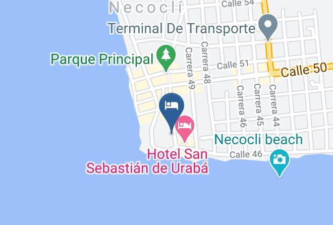 Necocli - Hotel Suriki Caribe Maps