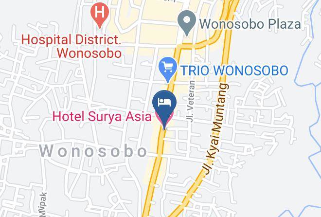 Wonosobo Regency - Hotel Surya Asia Maps