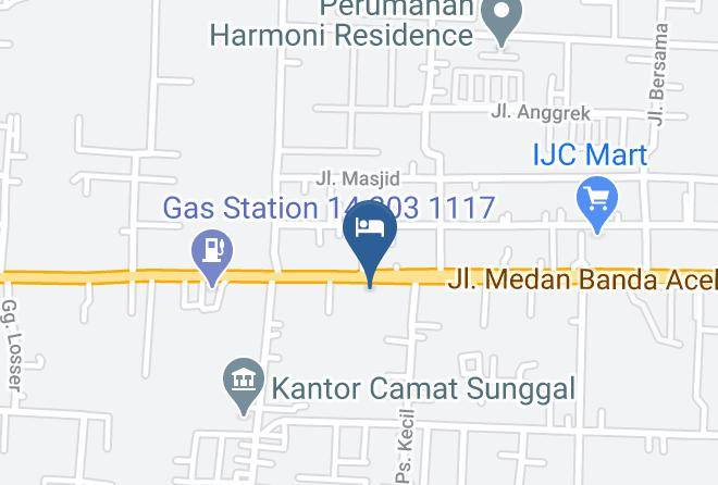 Deli Serdang Regency - Hotel Surya Indah Maps
