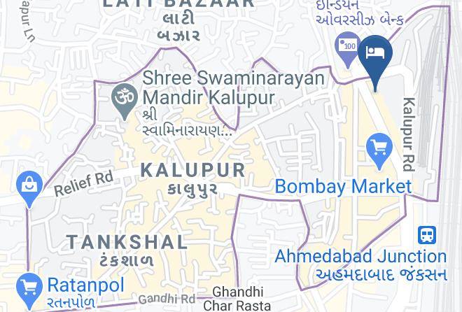 Ahmadabad - Hotel Surya Kiran Maps