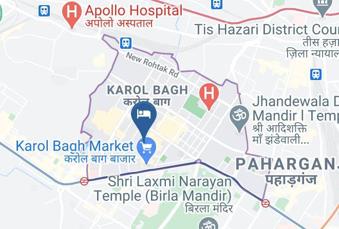 Karol Bagh - Hotel Surya Palace Maps