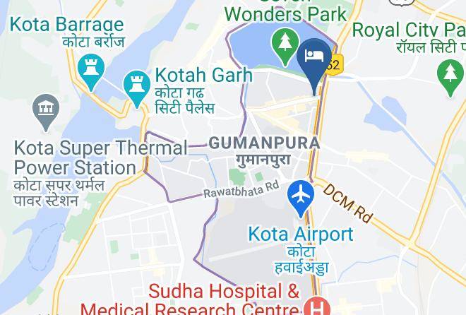 Kota - Hotel Surya Plaza Maps