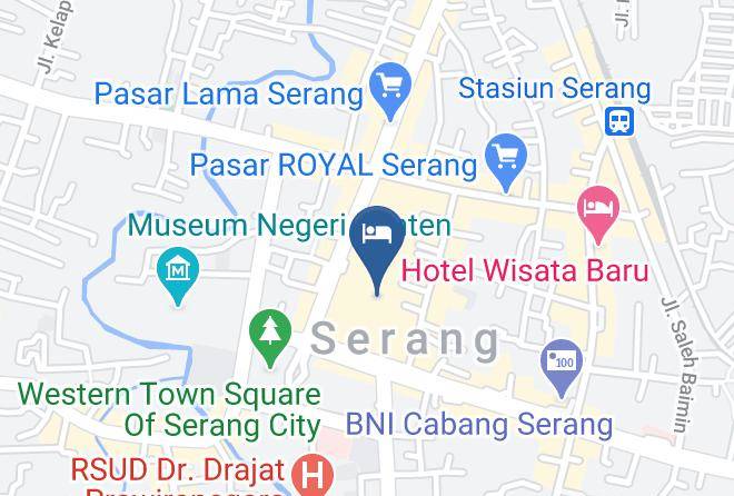 Serang Regency - Hotel Surya Maps