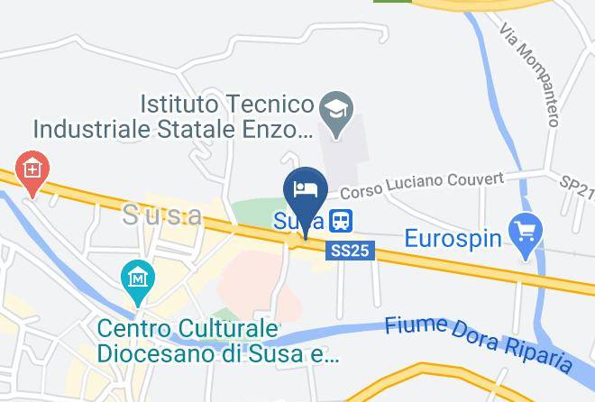 Turin - Hotel Susa & Stazione Maps