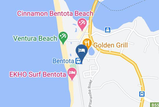 Galle - Hotel Susantha Garden Maps