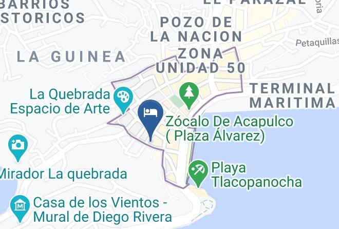 Acapulco De Juarez - Hotel Sutter Maps