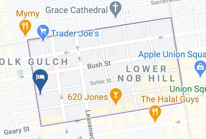 San Francisco - Hotel Sutter Larkin Maps