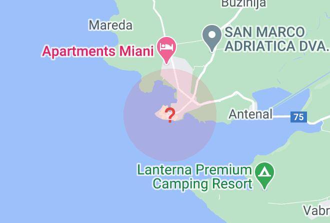 Novigrad - Hotel Sv Benedikt Maps