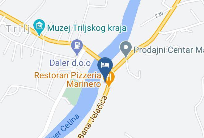 Trilj - Hotel Sv Mihovil Maps