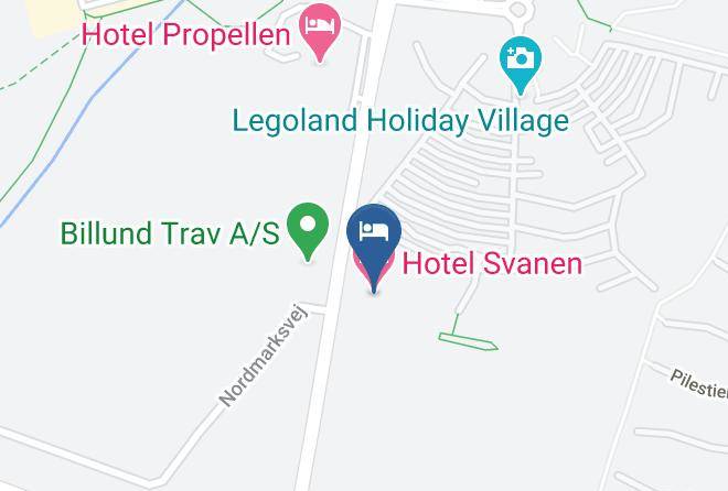 Billund - Hotel Svanen Maps