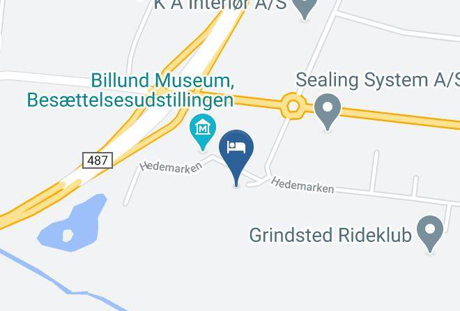 Hotel Svanen Grindsted Map