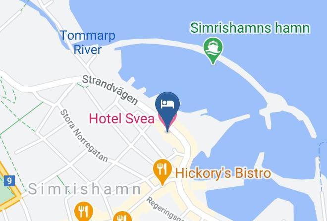 Simrishamn - Hotel Svea Maps