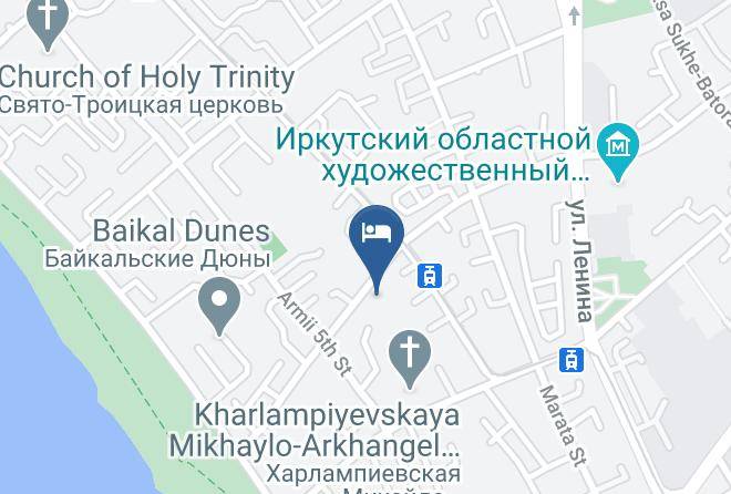 Irkutsk - Hotel Sverdlov Maps