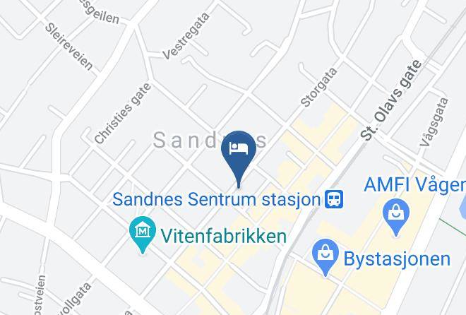 Sandnes - Hotel Sverre Maps