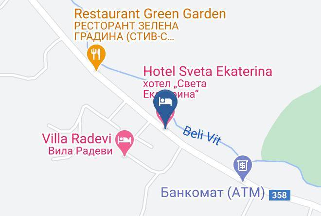 Teteven - Hotel Sveta Ekaterina Maps