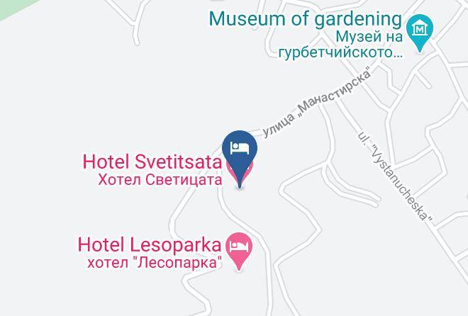 Lyaskovets - Hotel Svetitsata Maps