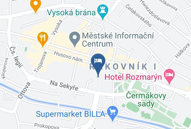 Rakovnik - Hotel Svoboda Maps