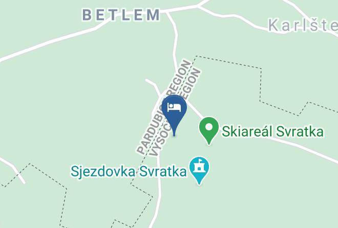 Zdar Nad Sazavou - Hotel Svratka Maps