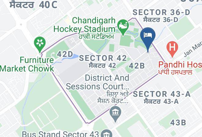 Sector 42 - Hotel Swagat Maps