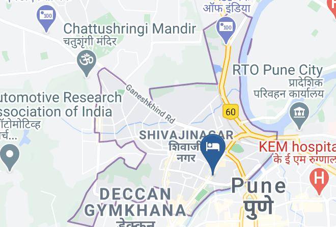 Pune - Hotel Swan Inn Maps