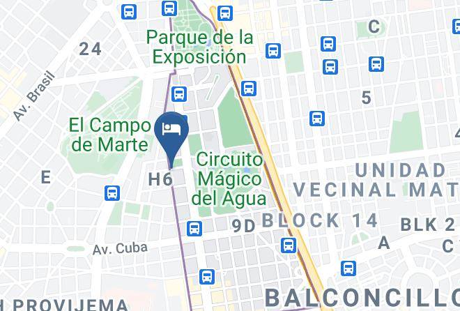 Jesus Maria - Hotel Swan Maps