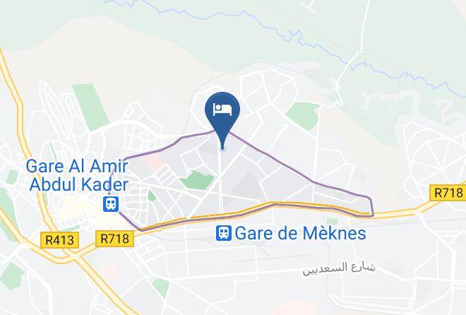 Meknes - Hotel Swani Maps