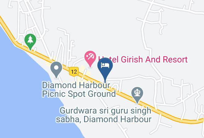Diamond Harbour I - Hotel Swapno Neer Maps