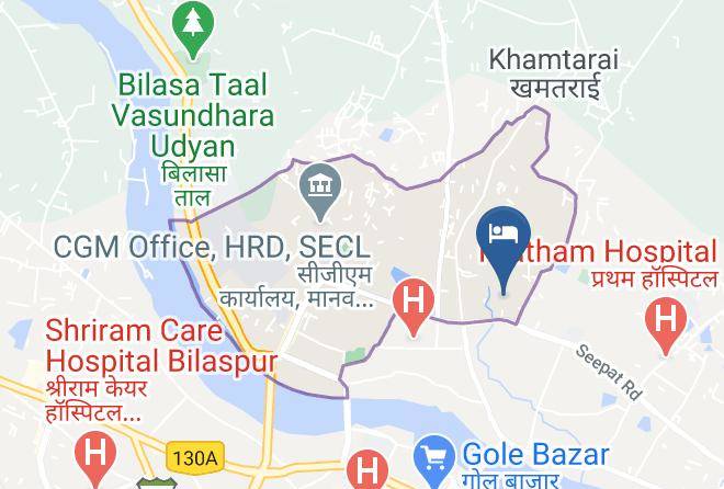 Bilaspur - Hotel Swarn Bhumi Maps
