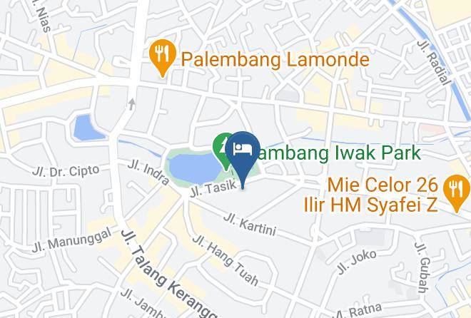 Palembang - Hotel Swarna Dwipa Maps