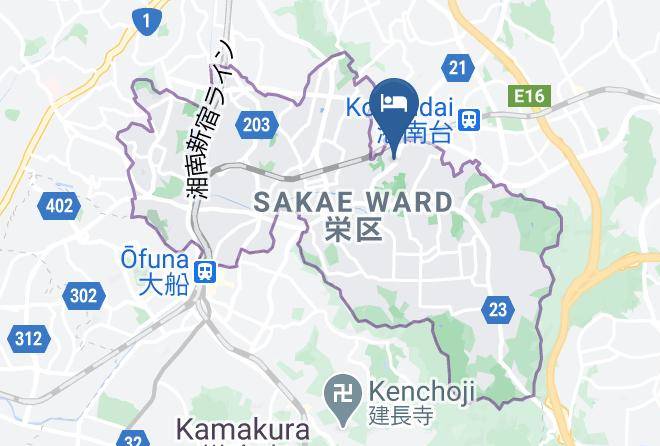 Yokohama City Sakae Ward - Hotel Sweet Inn Laity Maps
