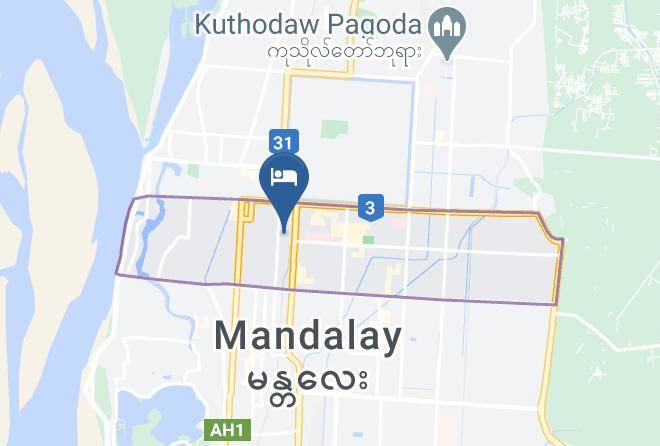 Chanayetharzan - Hotel Sweet Mandalay Maps