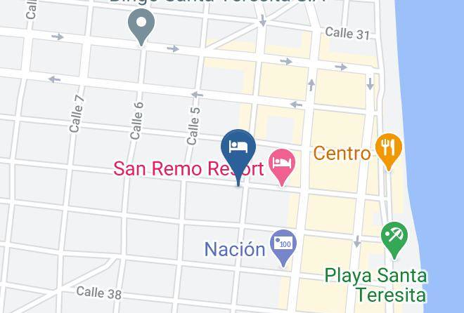 Mar Del Tuyu - Hotel Swing Maps