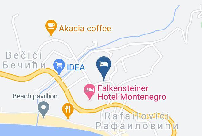 Budva - Hotel Swiss Holiday Maps